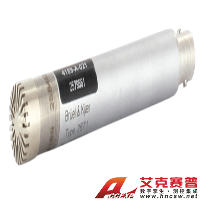 4189-A-021 型  配有 2671 型前置放大器的 ? 英寸自由場(chǎng)傳聲器（20赫茲到20千赫，預(yù)極化）