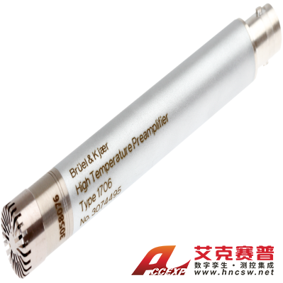 HBK 4966-H-041 型  配備CCLD前置放大器和BNC接頭的?英寸預極化自由場傳聲器， 可在高達125°C的溫度下運行