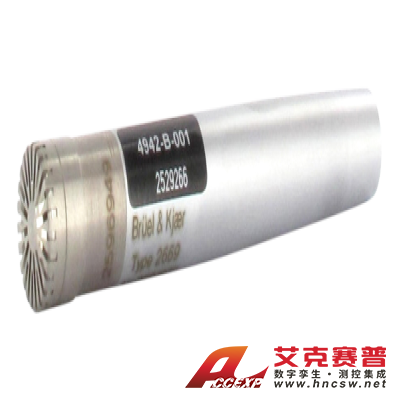 HBK 4942-B-001型  帶2669-B型前置放大器的?英寸擴(kuò)散場傳聲器，6.3 Hz 至 16 kHz，預(yù)極化