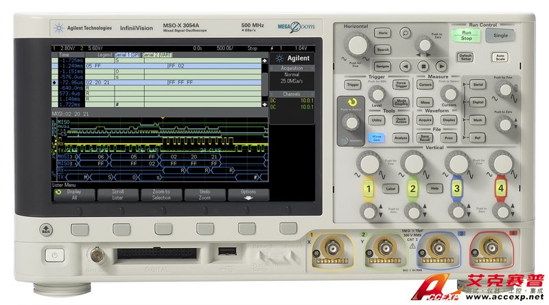 MSOX3014A示波器圖片 Agilent MSOX3014A 500MHz示波器圖片