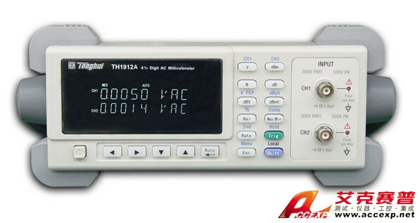 同惠 TH1912 雙通道數字交流毫伏表 圖片