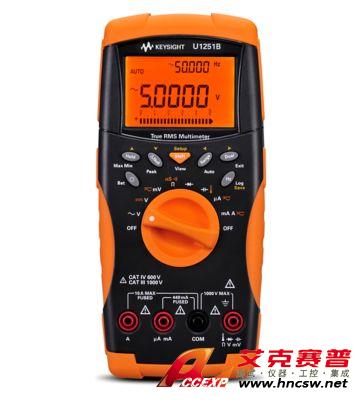 keysight是德 U1251B 手持式數字萬用表，4位半，基礎型