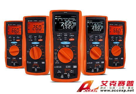 keysight是德 U1461A 絕緣數字萬用表，OLED 顯示屏，50V 至 1kV